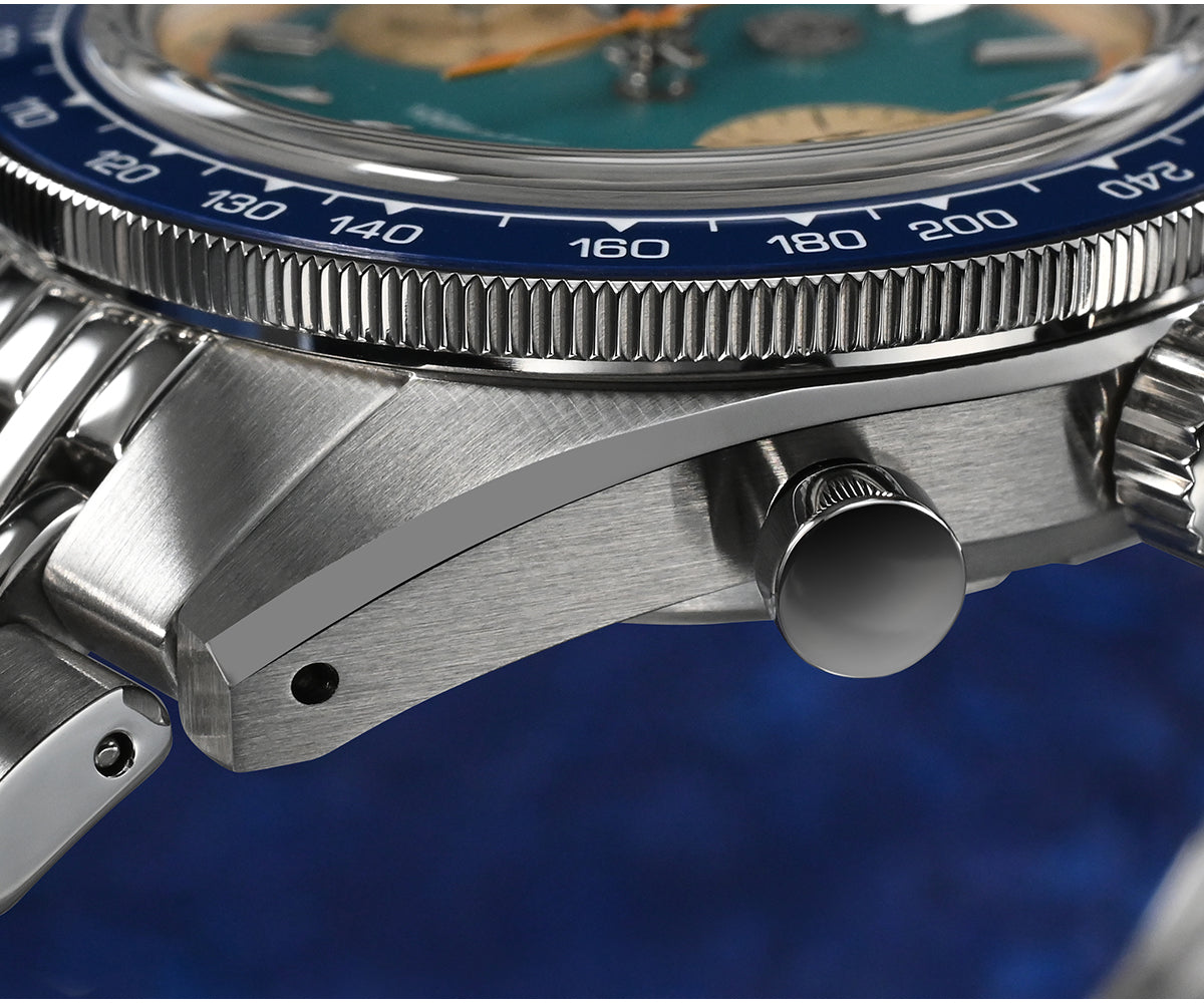 San Martin Original Design Chronograph VK64 Quartz Watch