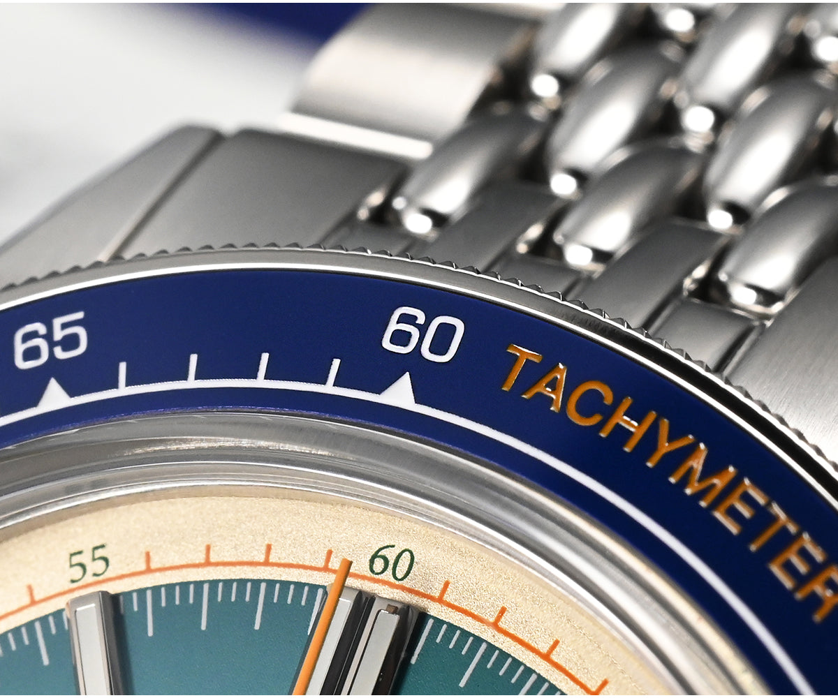 San Martin Original Design Chronograph VK64 Quartz Watch