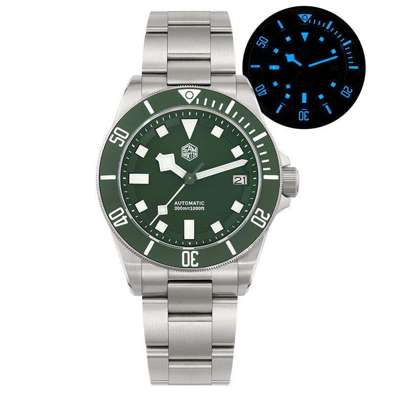 ★US Warehouse★Watchdives x San Martin Titanium 39mm Dive Watch SN0121T