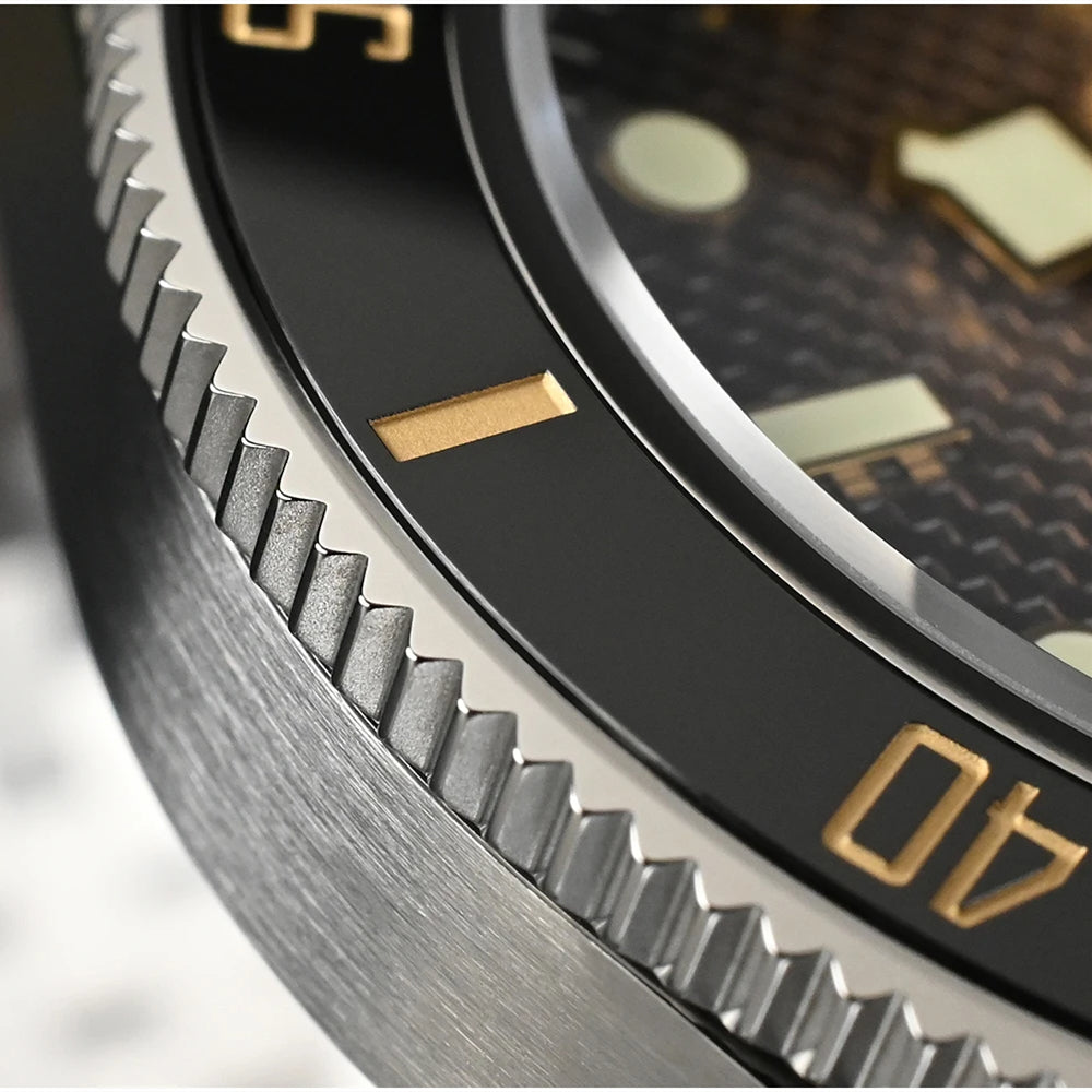 San Martin 3D Waffle Dial Automatic Watcth SN0128