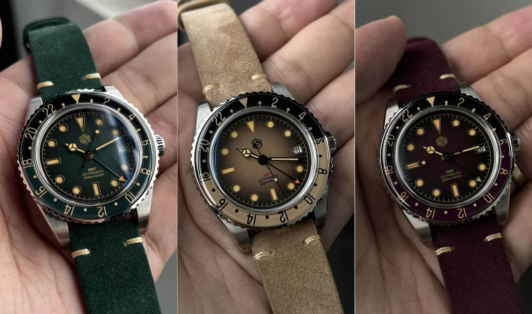 San Martin 40mm Retro NH34 GMT Watch SN0134