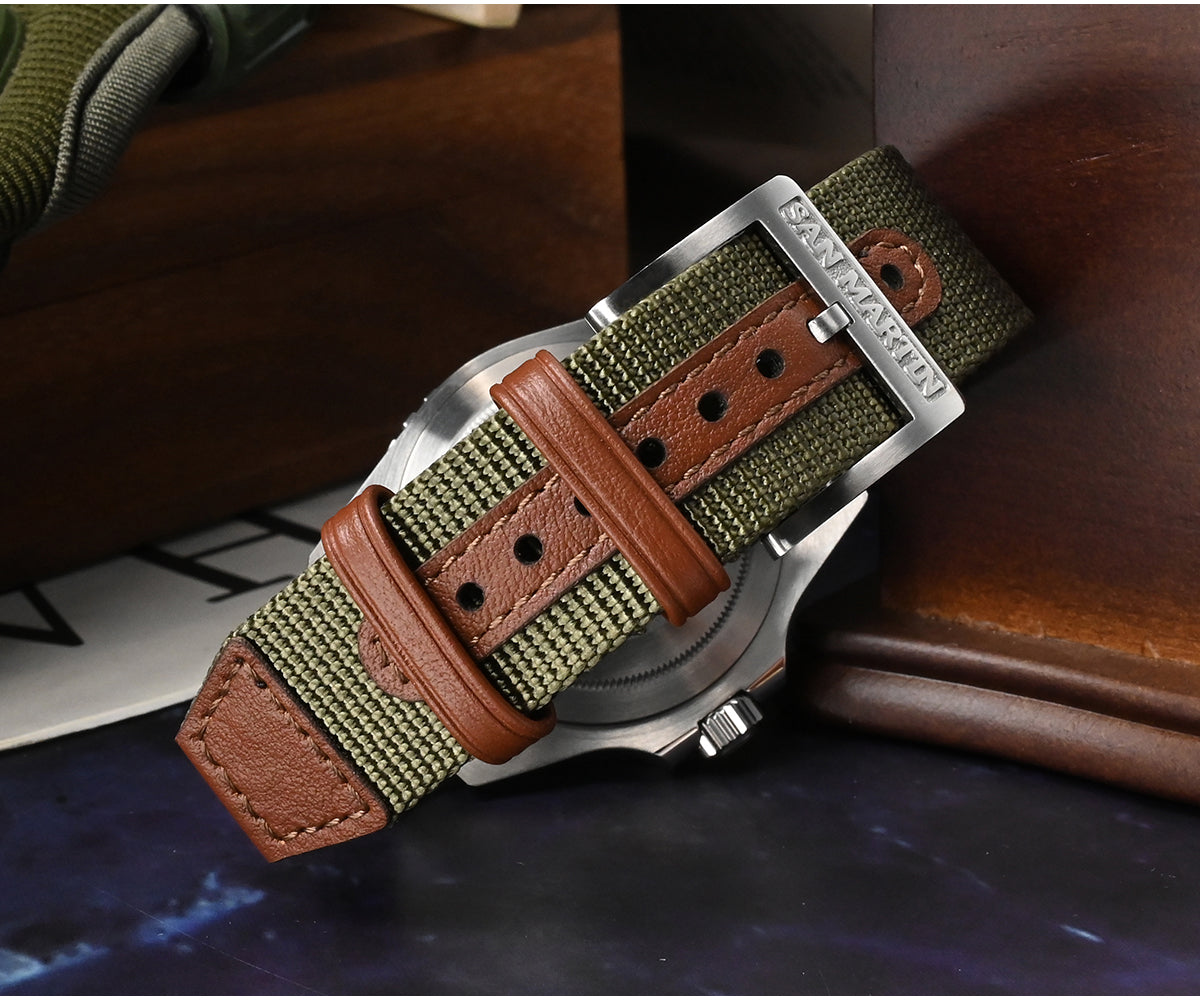 San Martin 39mm Diver GMT Watch SN0136
