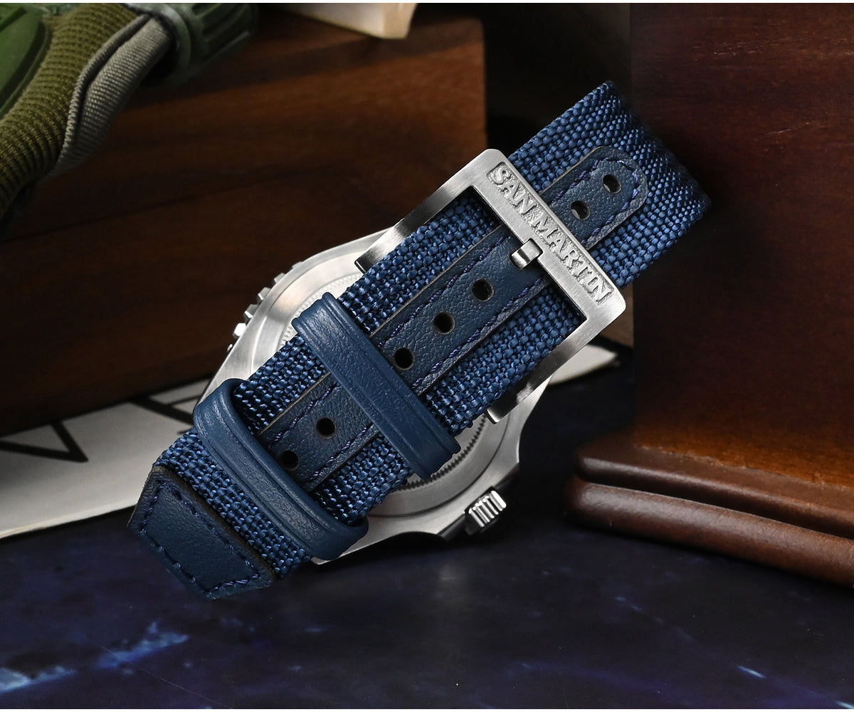 San Martin 39mm Diver GMT Watch SN0136