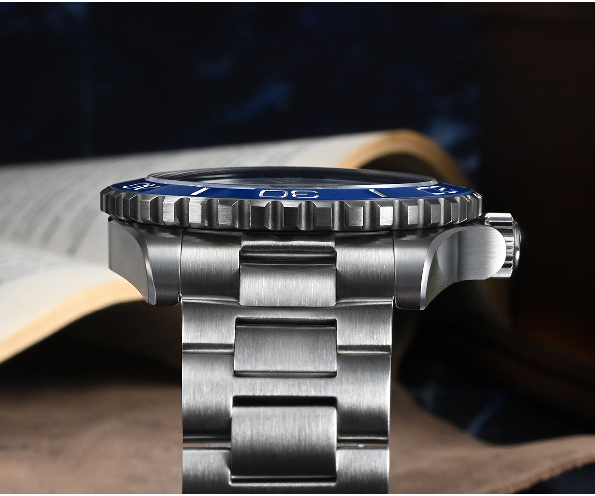 San Martin 39mm Diver GMT Watch SN0136