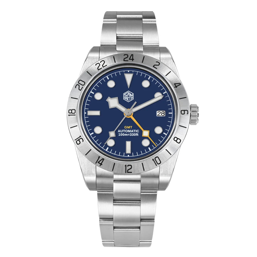 San Martin 39mm BB NH34 GMT Watch SN0054E