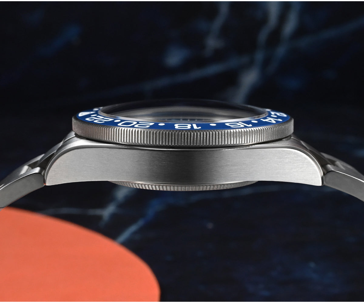 ★EU warehouse★Watchdives x San Martin Titanium NH34 GMT Watch SN0121TC