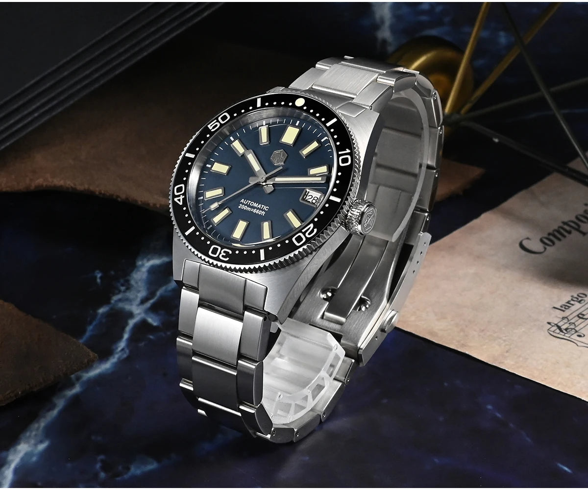 ★EU warehouse★San Martin Fans Discount Edition 39mm 62mas Dive Watch SN007GB