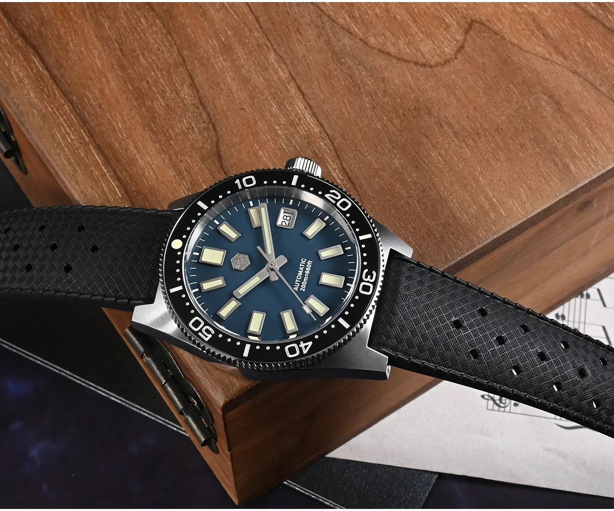 ★EU warehouse★San Martin Fans Discount Edition 39mm 62mas Dive Watch SN007GB