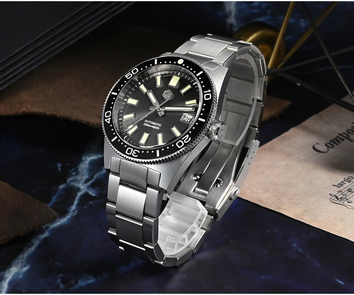 ★EU warehouse★San Martin Fans Discount Edition 39mm 62mas Dive Watch SN007GB