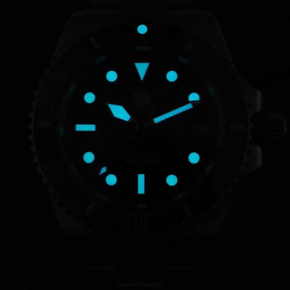 San Martin Stainless Steel Modern Sub Dive Watch SN0111G