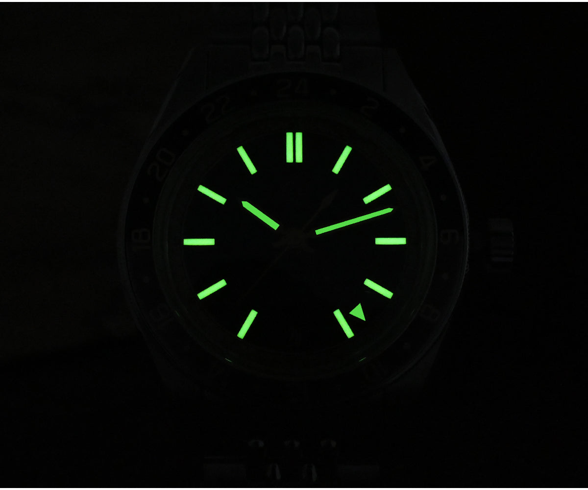 San Martin Vintage Style NH34 GMT Men Watch SN0116G-V6