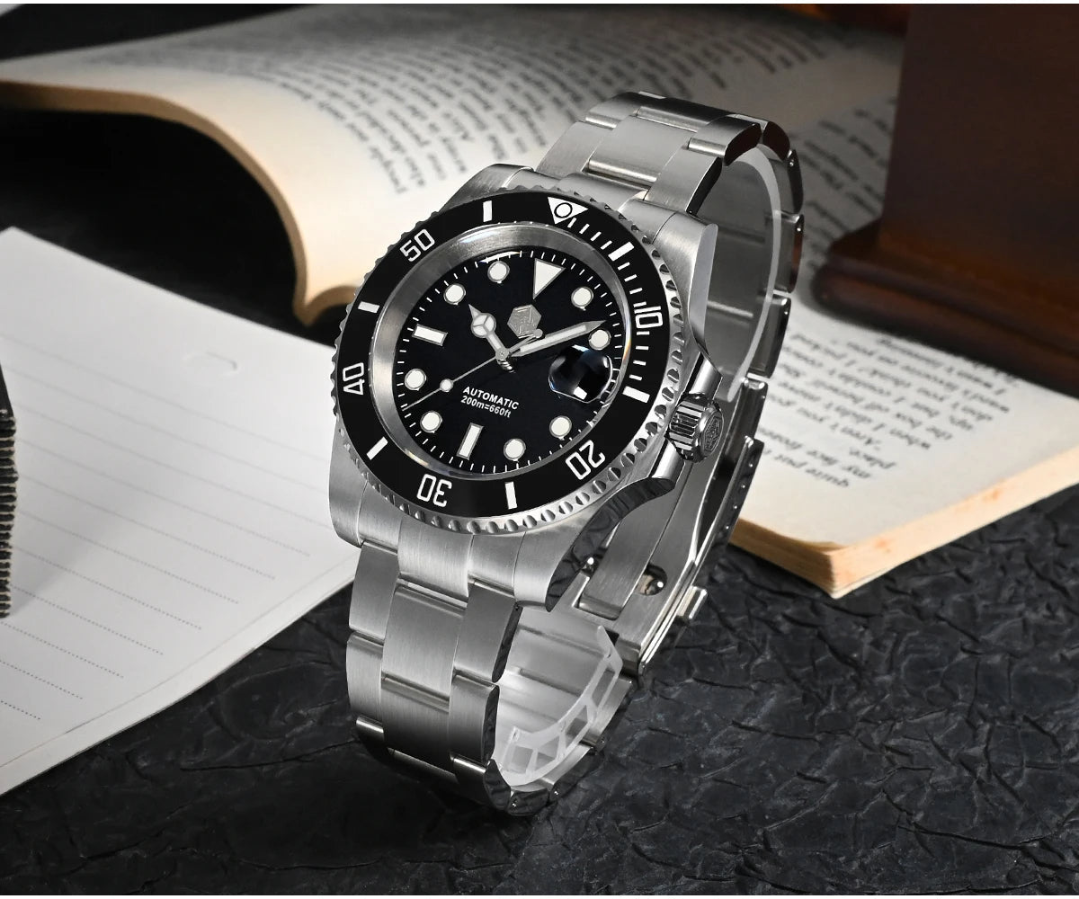 San Martin 40mm Sub Diver Watch SN017GD