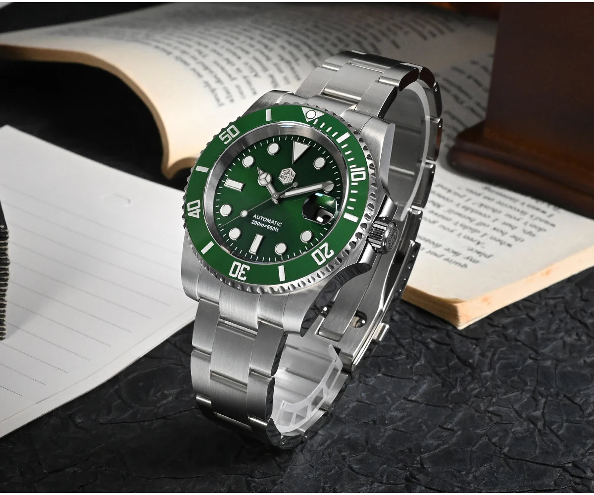 San Martin 40mm Sub Diver Watch SN017GD