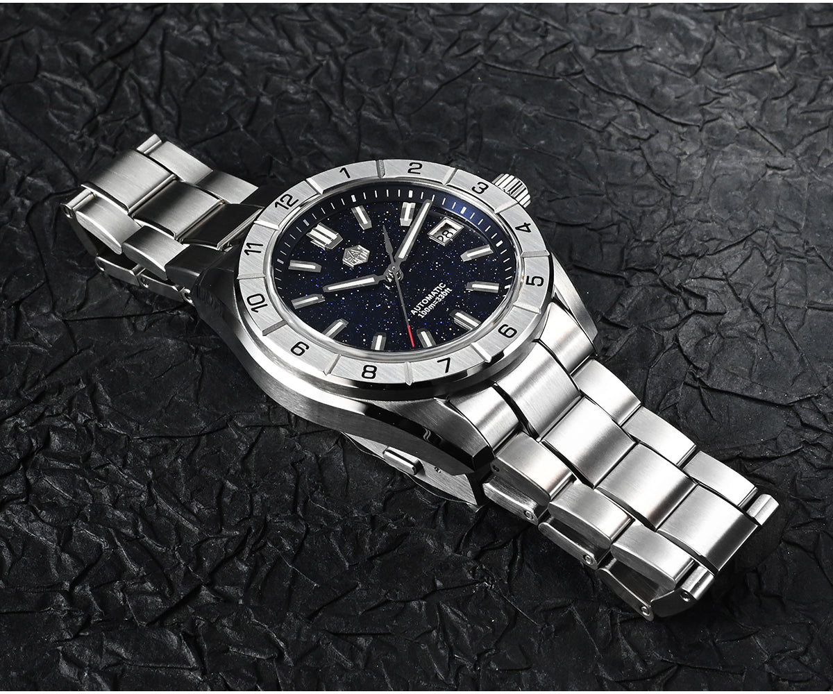 San Martin Gemstone Dial NH35 Men Watch SN0130
