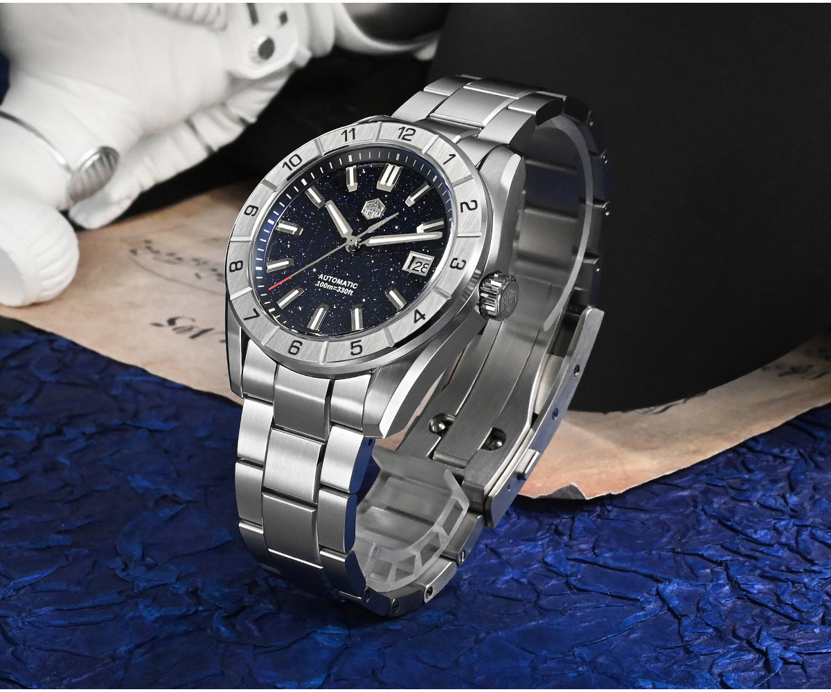San Martin Gemstone Dial NH35 Men Watch SN0130