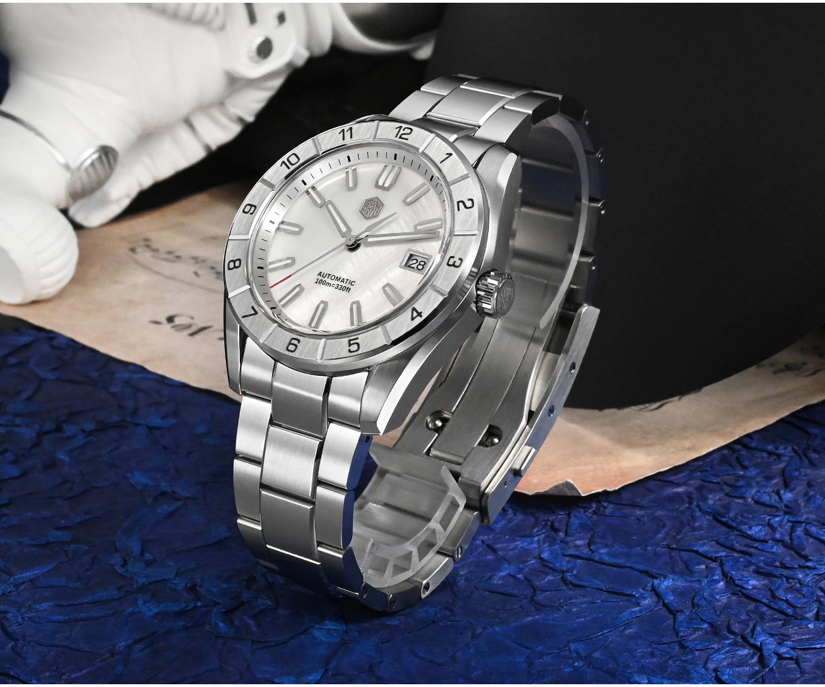 San Martin Gemstone Dial NH35 Men Watch SN0130