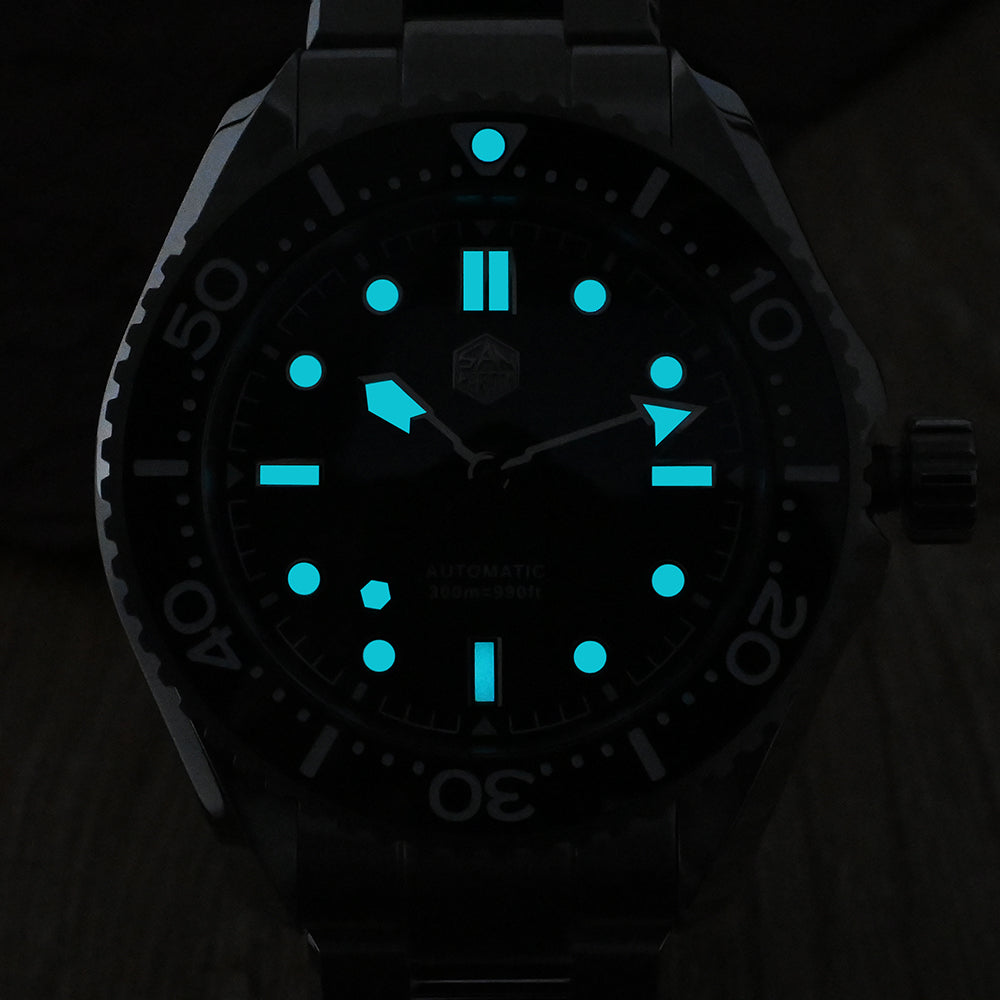San Martin Gradient Dial Vintage Dive Watch SN036B