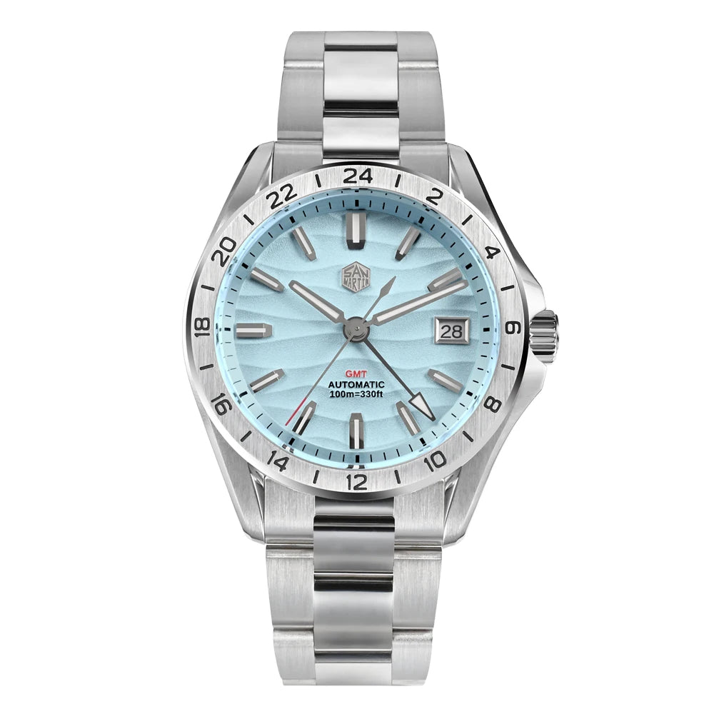 San Martin  New NH34 39mm GMT Watch SN0129