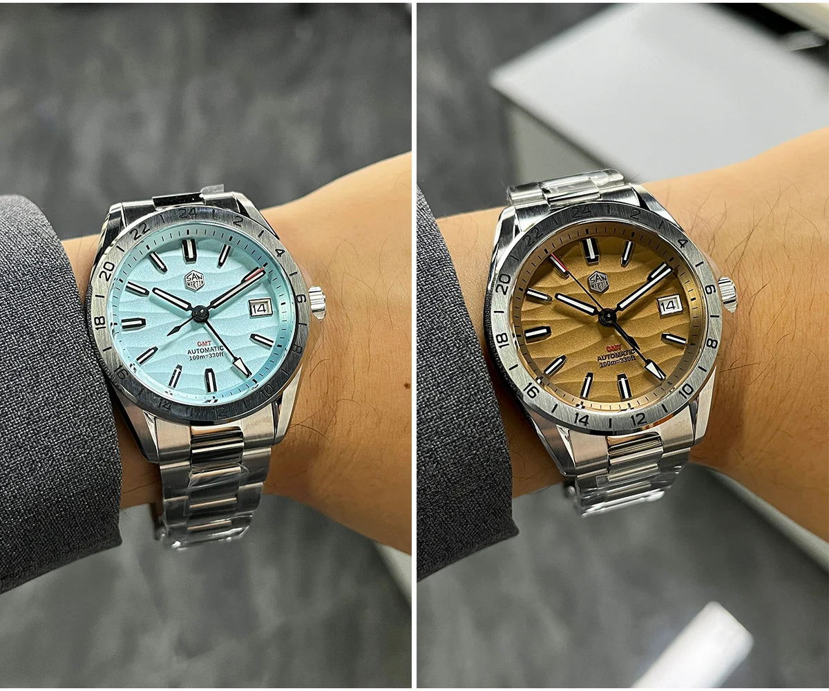 San Martin  New NH34 39mm GMT Watch SN0129