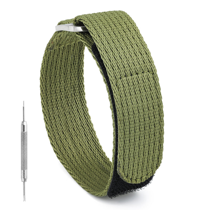 Magic Tape Soft Nylon Watchband 20mm/22mm