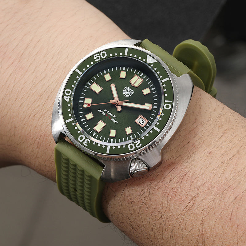 ★Special Offer★Watchdives Soft Waffle Rubber Dive Strap