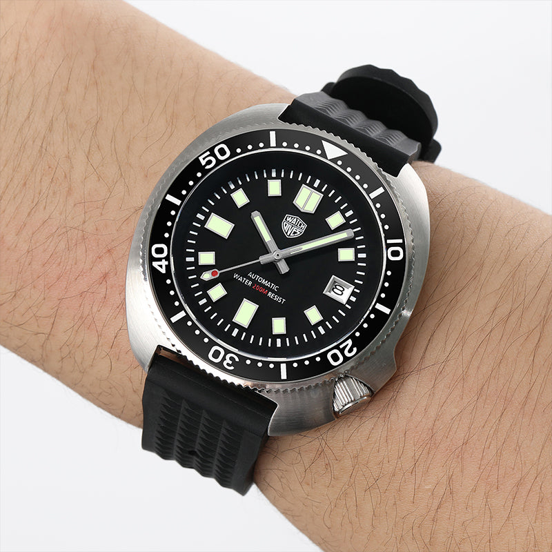 ★Special Offer★Watchdives Soft Waffle Rubber Dive Strap