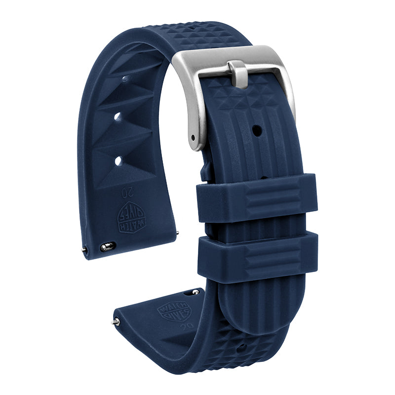 ★Special Offer★Watchdives Soft Waffle Rubber Dive Strap