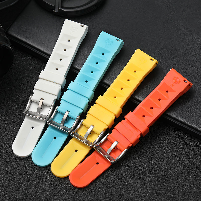 ★Special Offer★Watchdives Soft Waffle Rubber Dive Strap