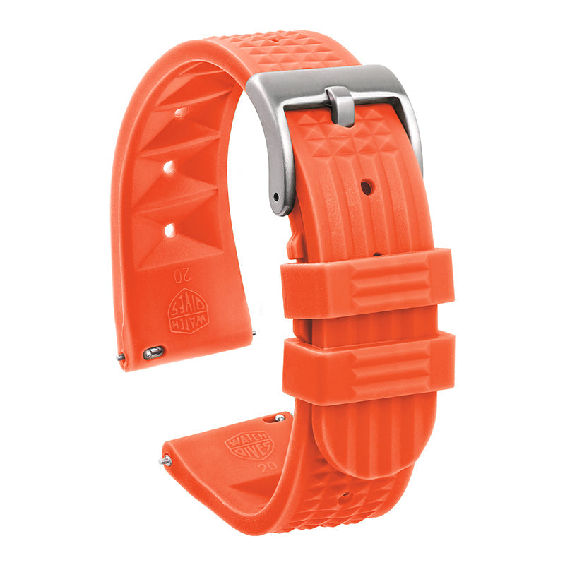 ★Special Offer★Watchdives Soft Waffle Rubber Dive Strap