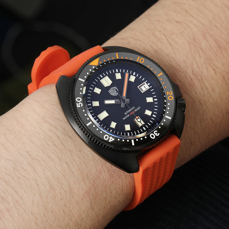 ★Special Offer★Watchdives Soft Waffle Rubber Dive Strap