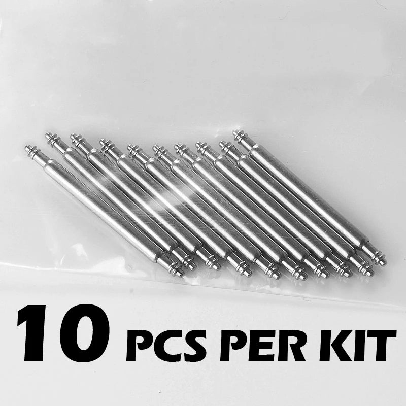 10PCS Dia 1.5mm Spring Bars for 18/20/22mm Watch Strap