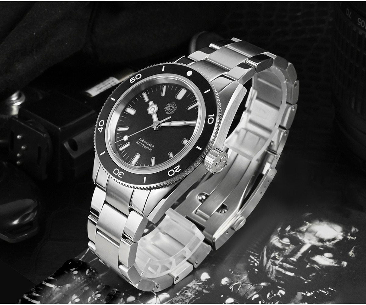 San Martin 39.5mm Sandwich Dial Watch SN051-G2