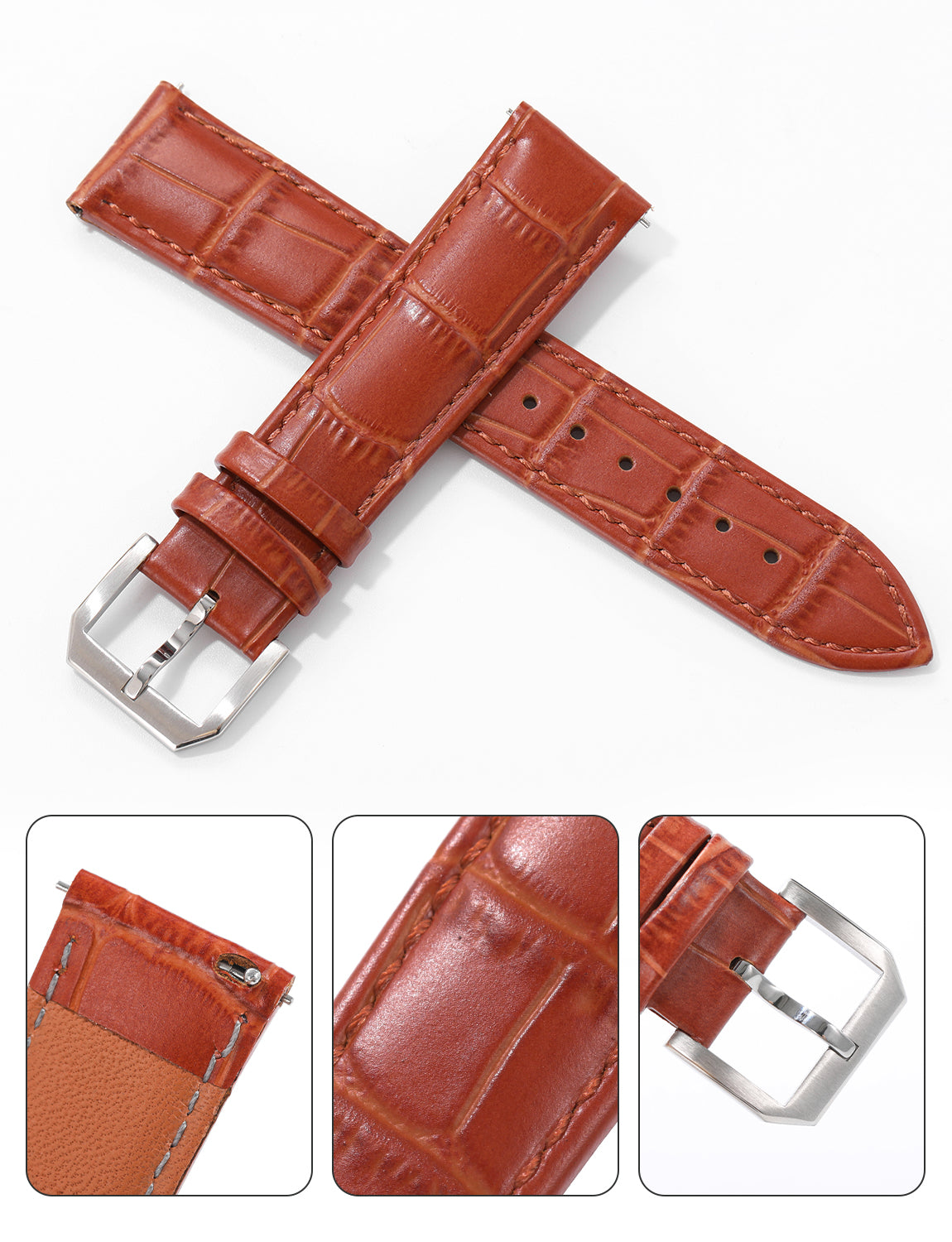 Easy Release Soft Leather Band