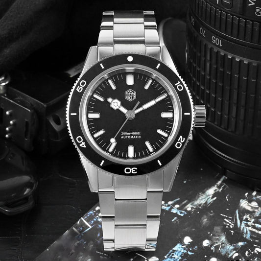 San Martin 39.5mm Sandwich Dial Watch SN051-G2