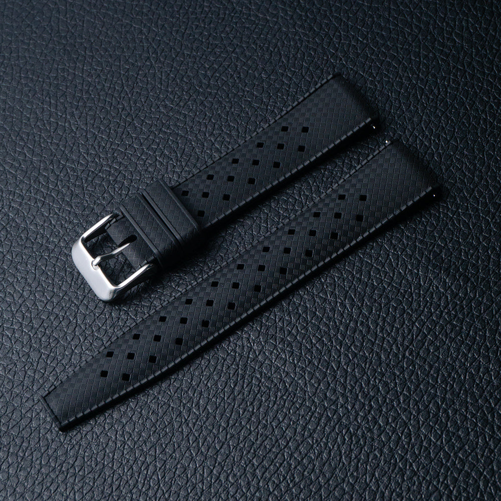 Premium-Grade Tropical FKM Rubber Watch Strap