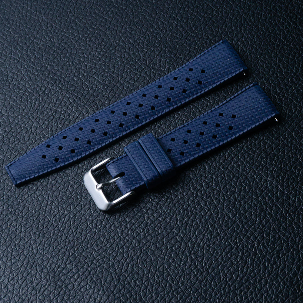 Premium-Grade Tropical FKM Rubber Watch Strap