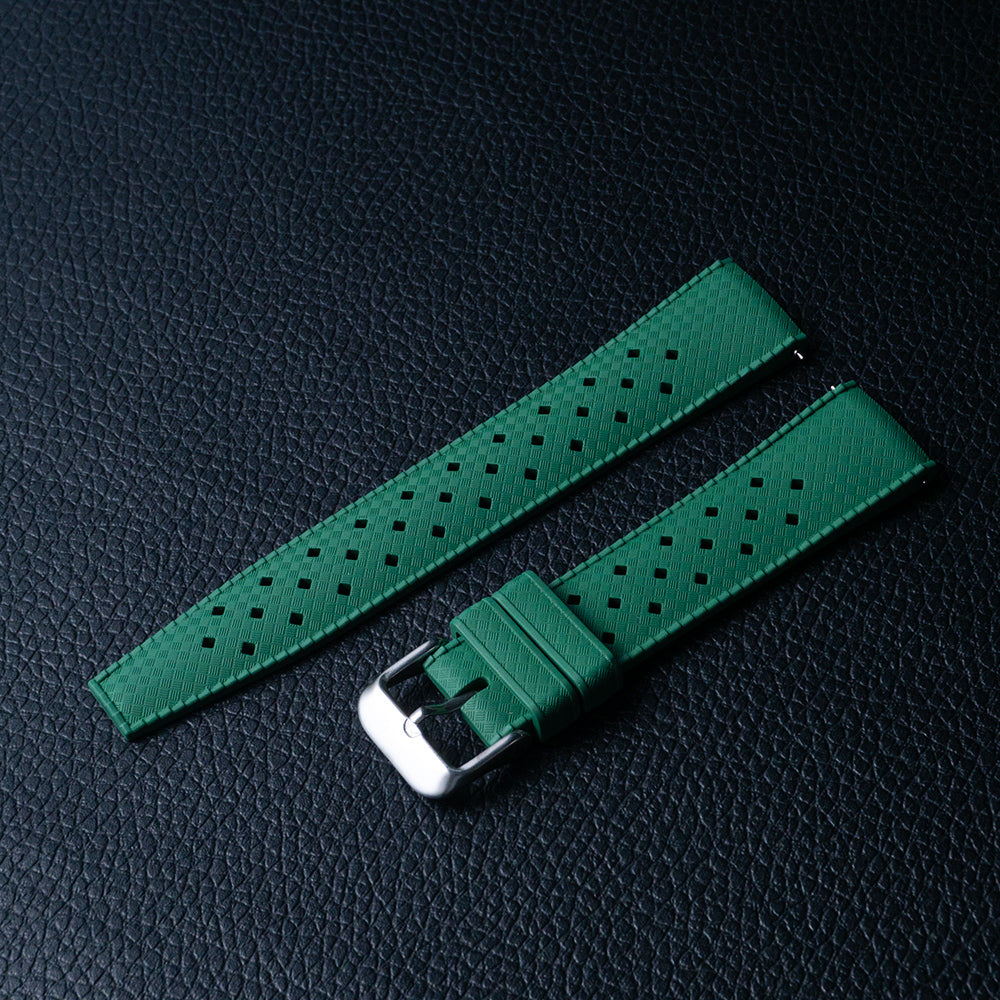 Premium-Grade Tropical FKM Rubber Watch Strap