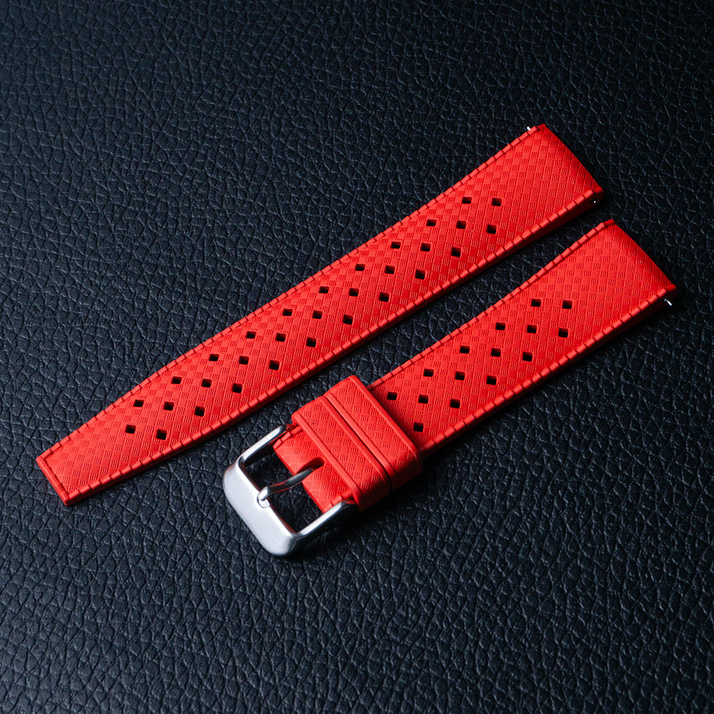 Premium-Grade Tropical FKM Rubber Watch Strap
