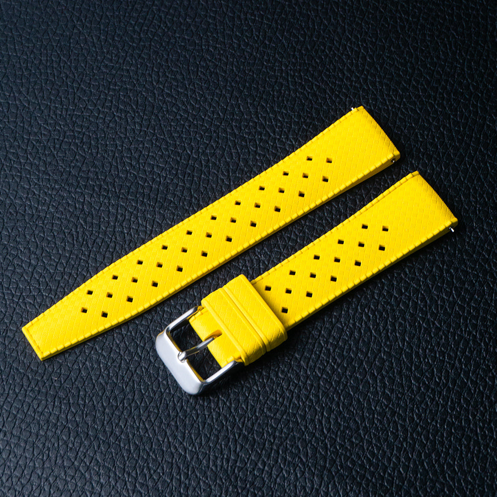 Premium-Grade Tropical FKM Rubber Watch Strap