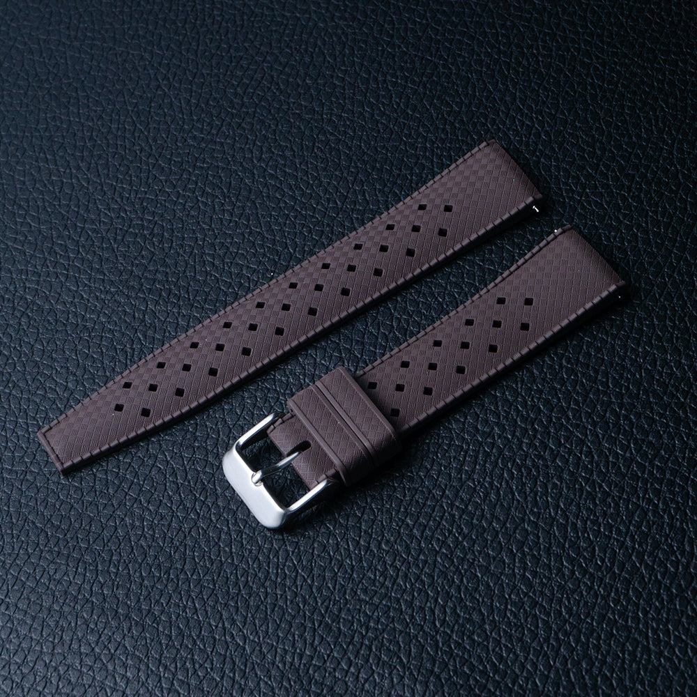 Premium-Grade Tropical FKM Rubber Watch Strap