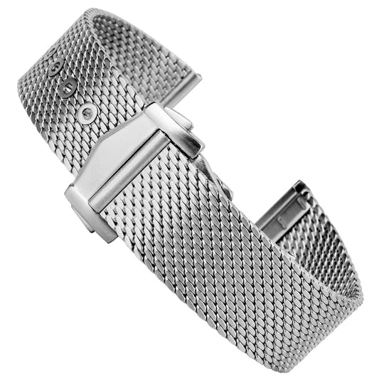 Hole Adjustable Mesh Watch Straps 18mm/20mm/22mm