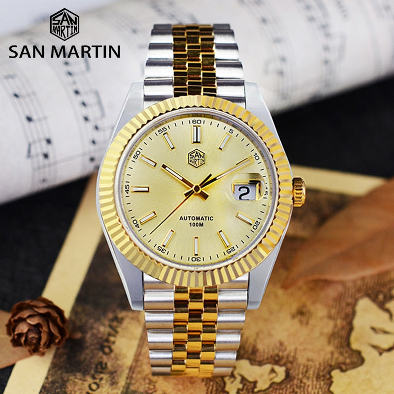 San Martin Luxury Watch Jubilee Bracelet SN058 V2