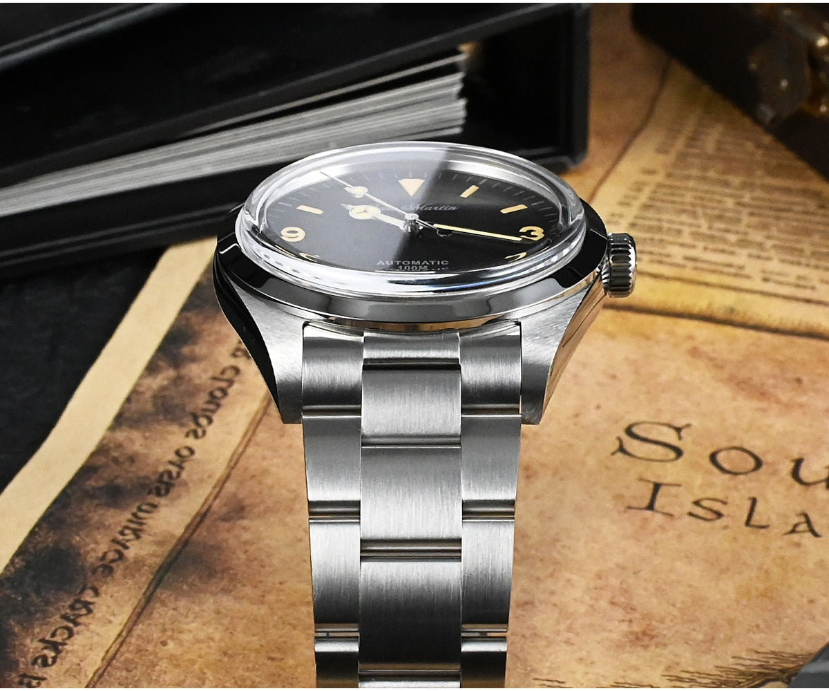 San Martin 39mm Vintage Men Watch SN020