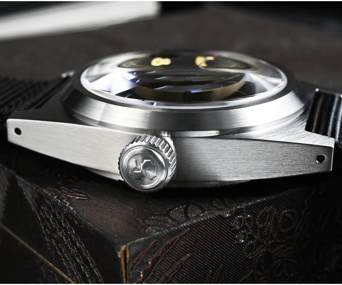 ★Flash Sale★San Martin 38mm Vintage Military Enthusiasts Diving Watch SN031