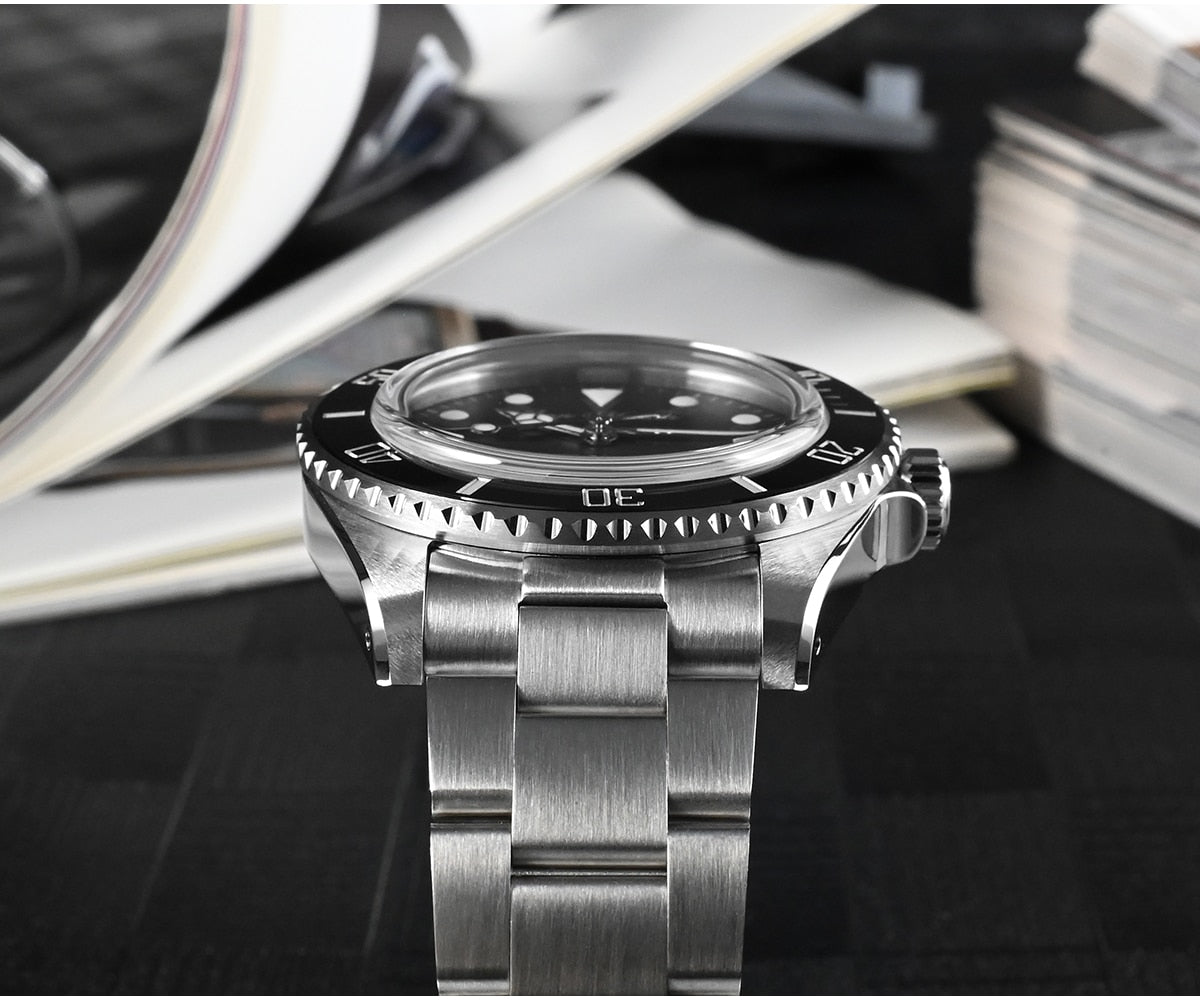 San Martin 39mm Sub Vintage Diver Water SN006