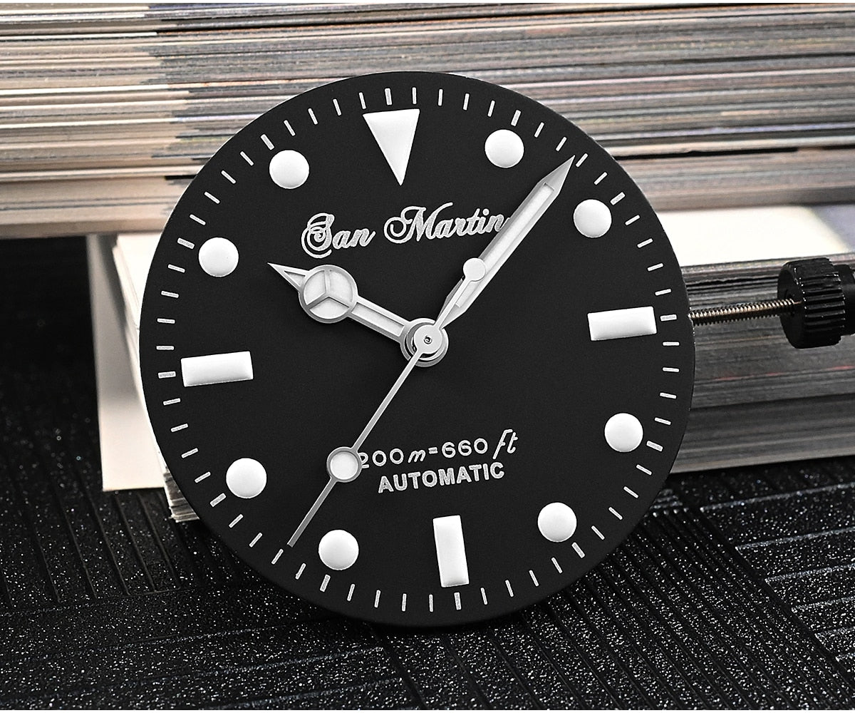San Martin 39mm Sub Vintage Diver Water SN006