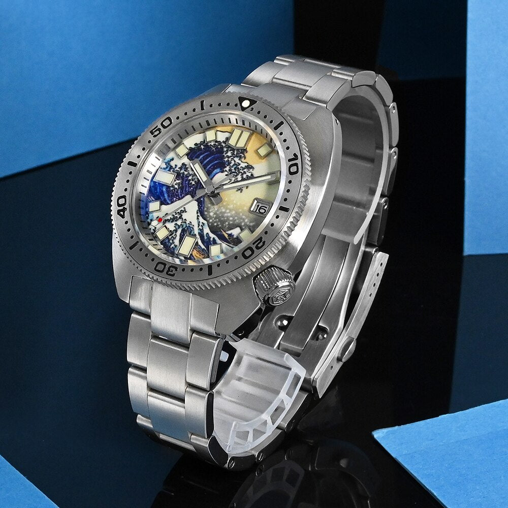 San Martin 6105 Turtle NH35 Diver Watch SN0068-G V2