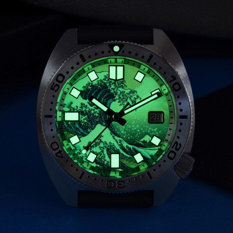 San Martin 6105 Turtle NH35 Diver Watch SN0068-G V2