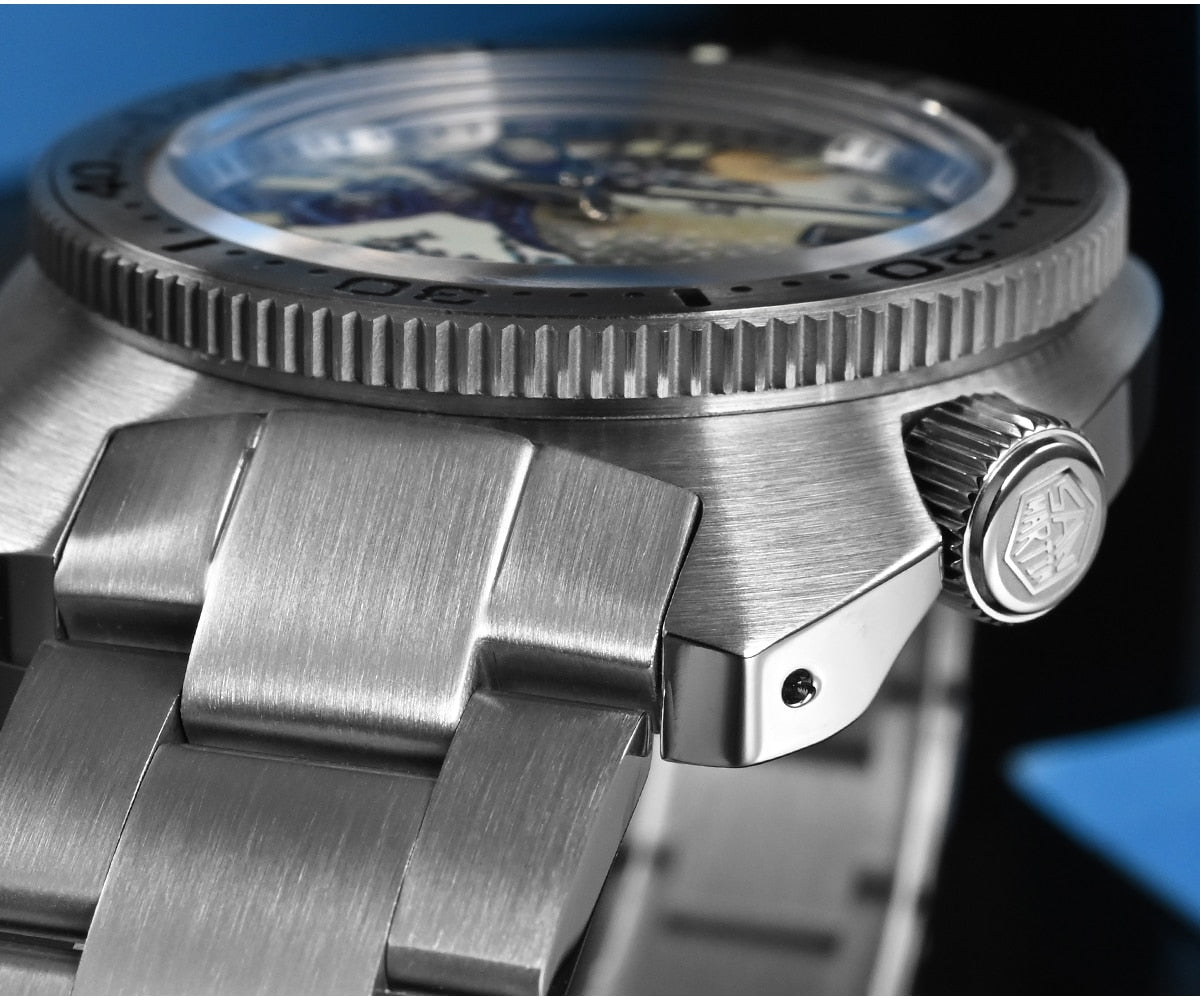 San Martin 6105 Turtle NH35 Diver Watch SN0068-G V2