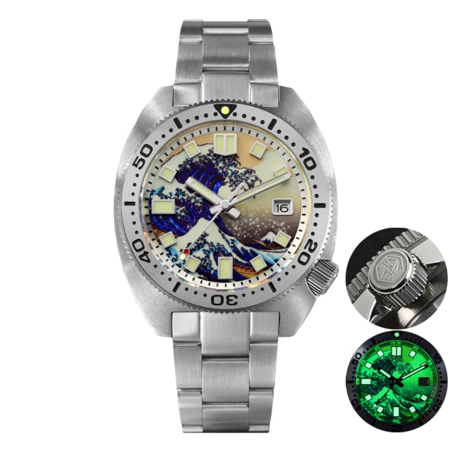 San Martin 6105 Turtle NH35 Diver Watch SN0068-G V2